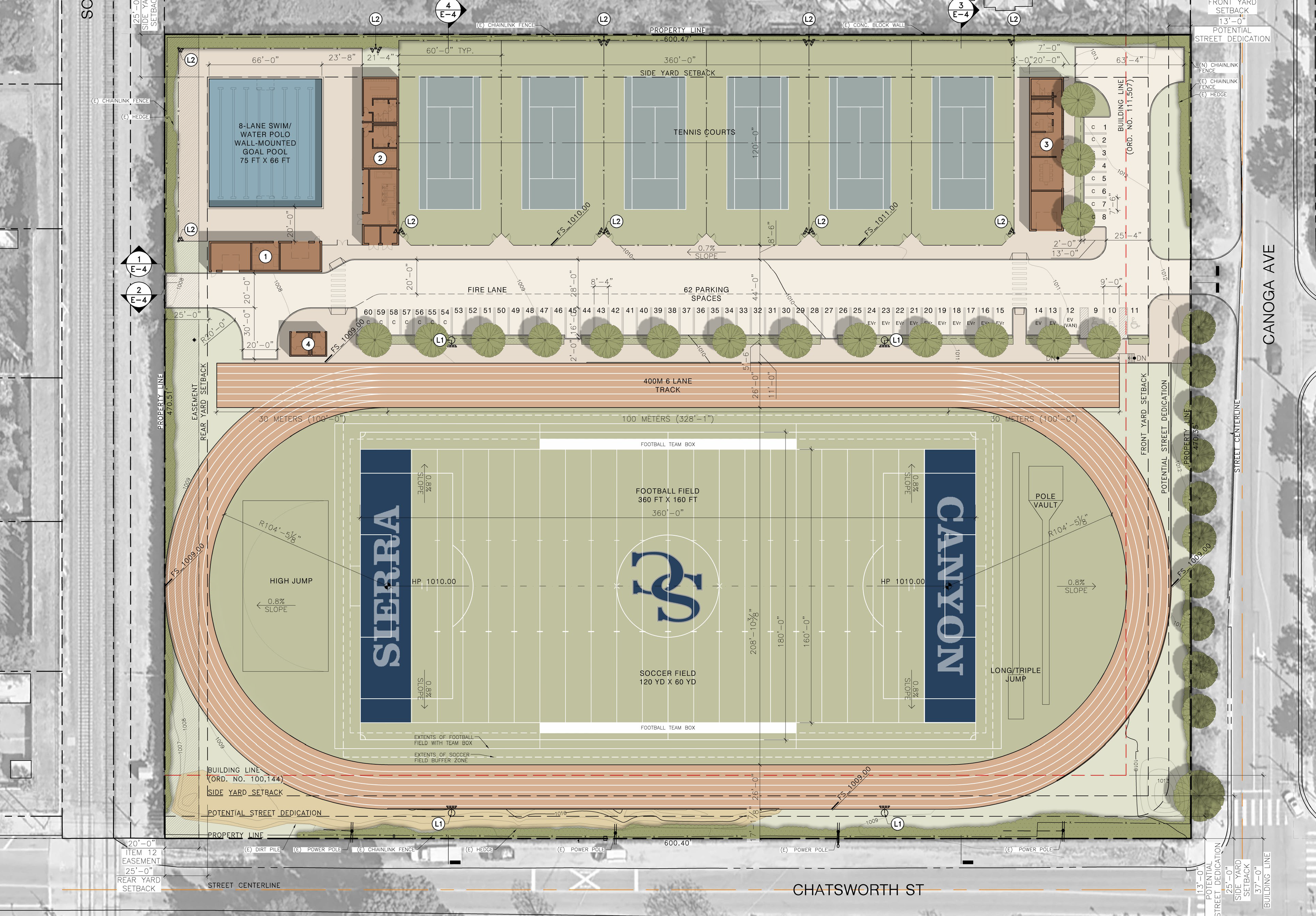 A rendering of the layout of the futue Athletics Training facility.