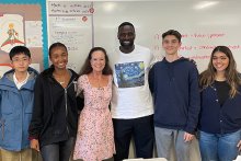 Omar Sy Pays a Special Visit to AP French Students Omar Sy Pays a Special Visit to AP French Students
