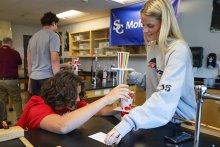 Physics Students Break Records in Inertia Olympics Physics Students Break Records in Inertia Olympics