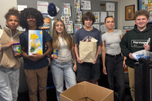 Middle School Students Lead Local Food Drive Middle School Students Lead Local Food Drive